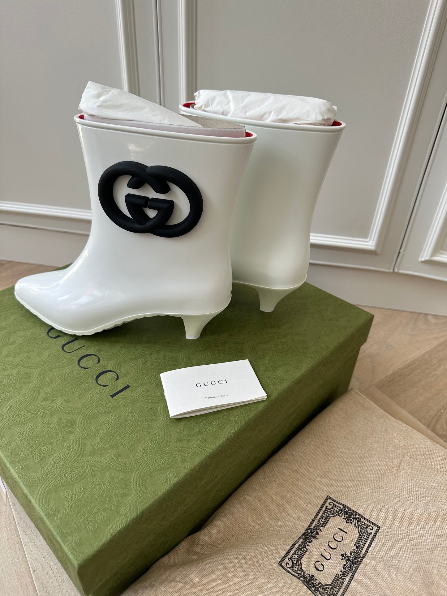 GUCCI Rubber Boots, size EU37