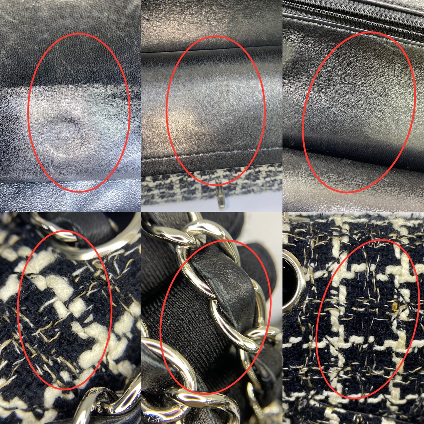 Chanel Classic Flap Tweed Medium Shoulder Bag