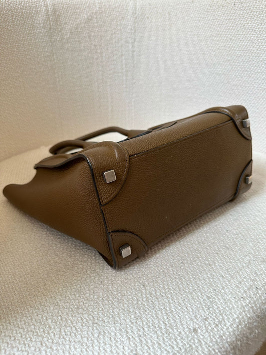 CELINE Luggage Leather Handbag