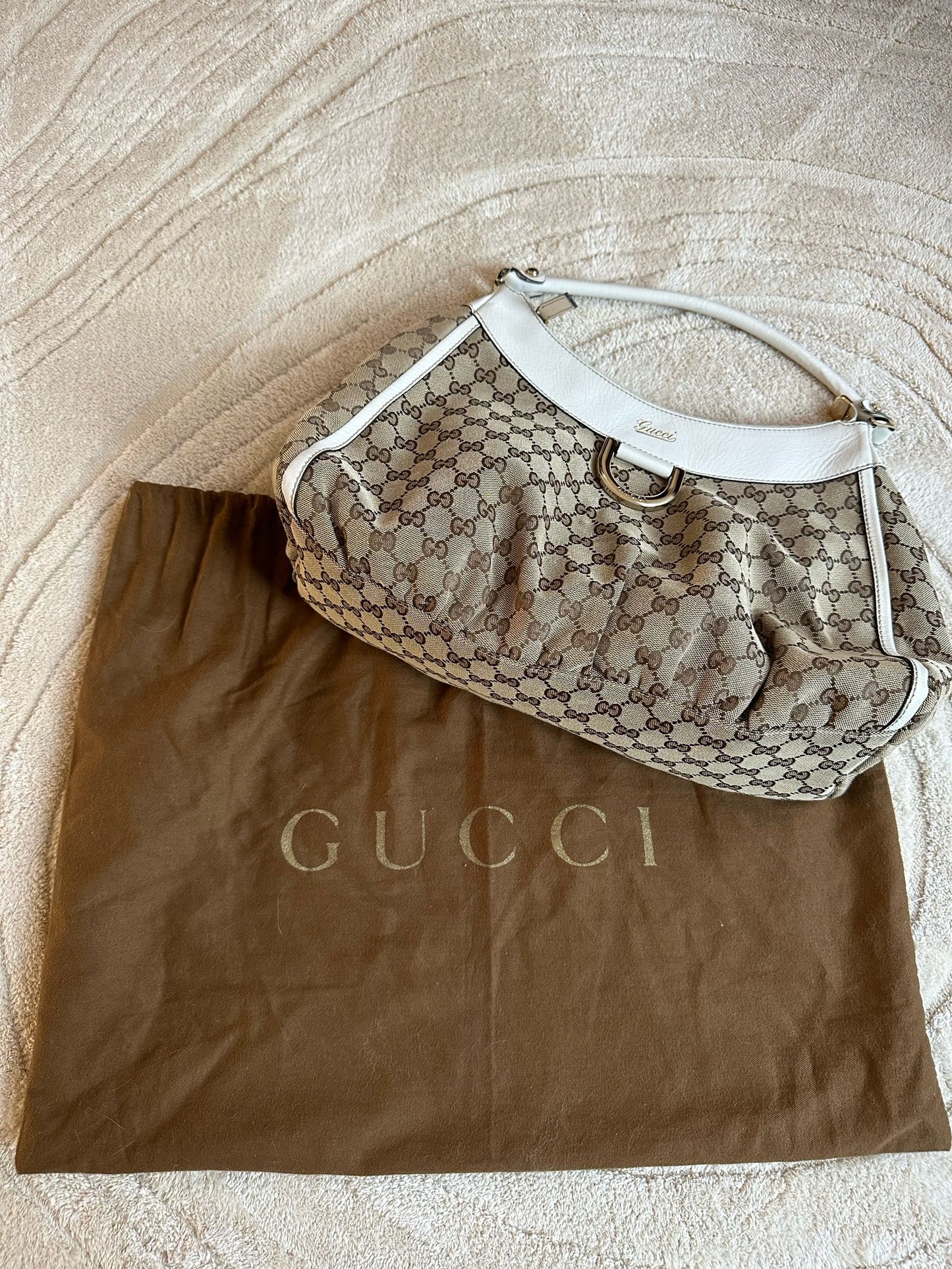 GUCCI Abbey Cloth Handbag
