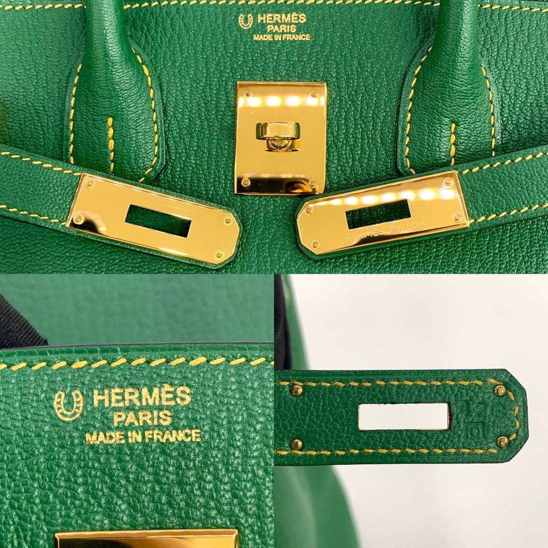 Hermès Birkin 30 Chèvre Vert Vertigo