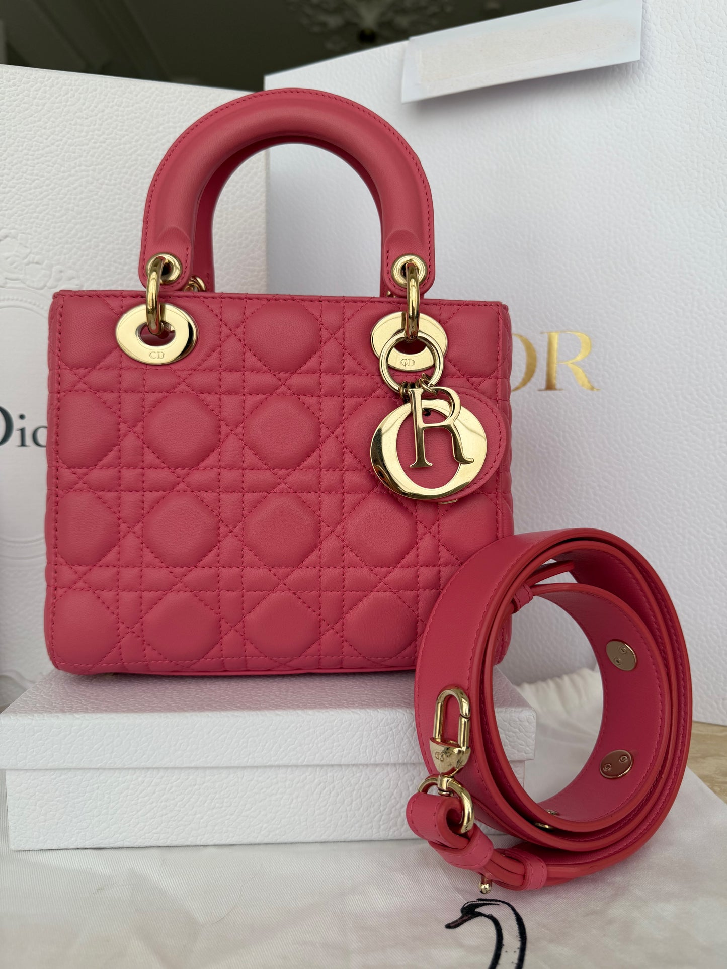 Dior Lady Dior My ABCDior Small Pink Lambskin