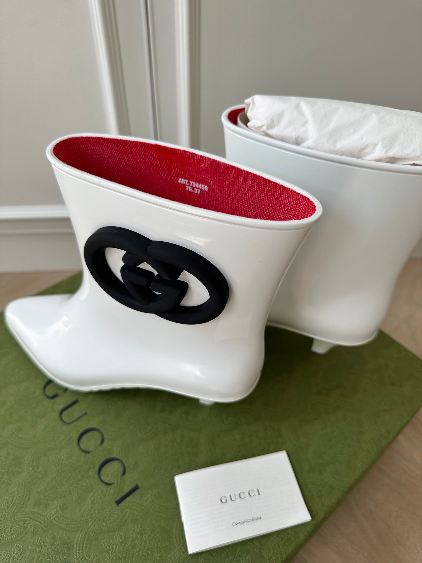 GUCCI Rubber Boots, size EU37