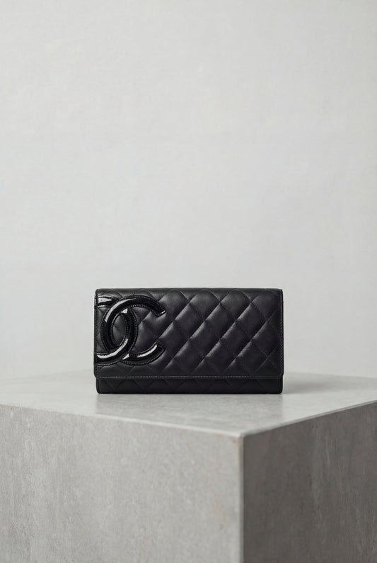 Chanel Cambon Lambskin Long Wallet