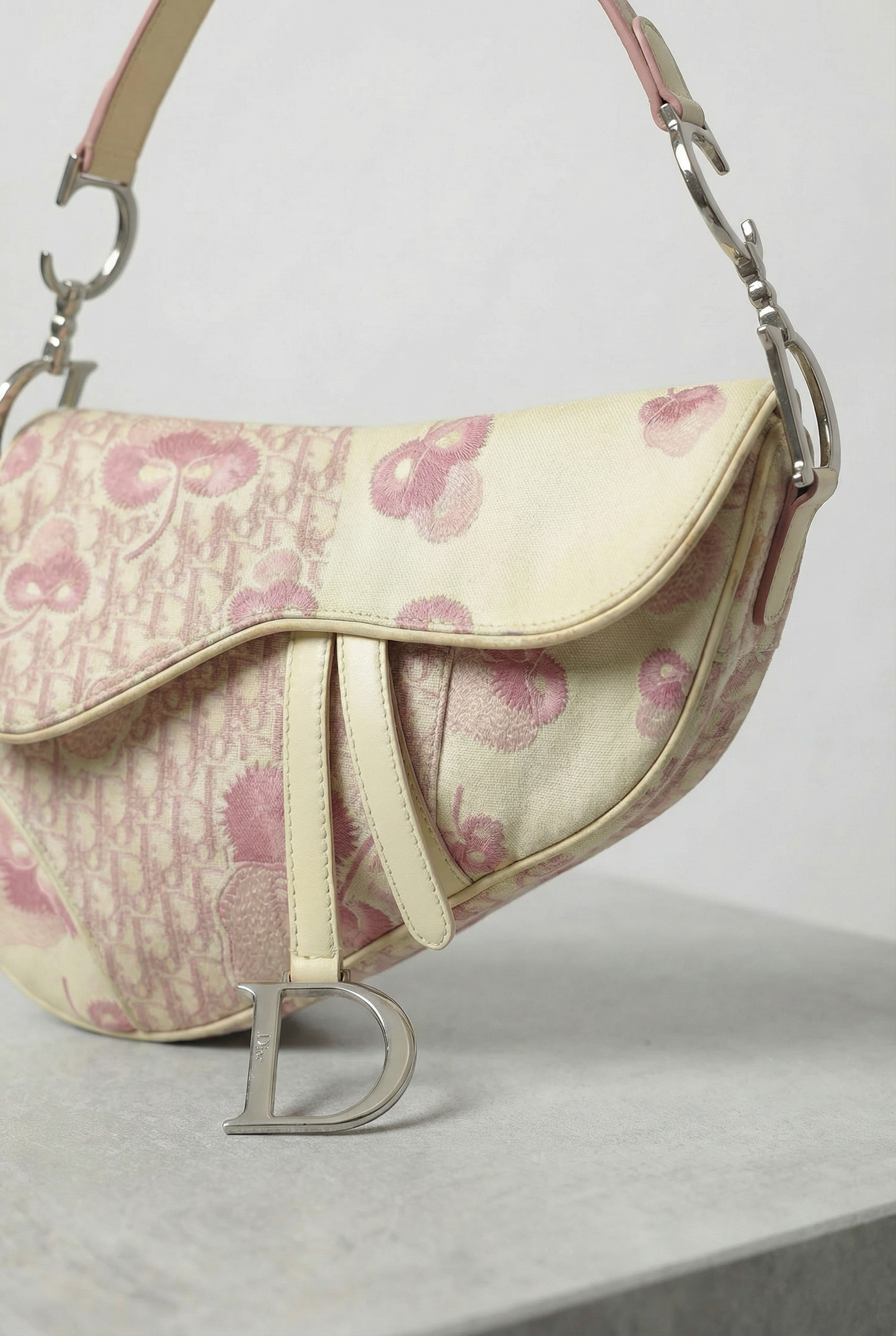 Dior Trotter Flower Saddle Bag
