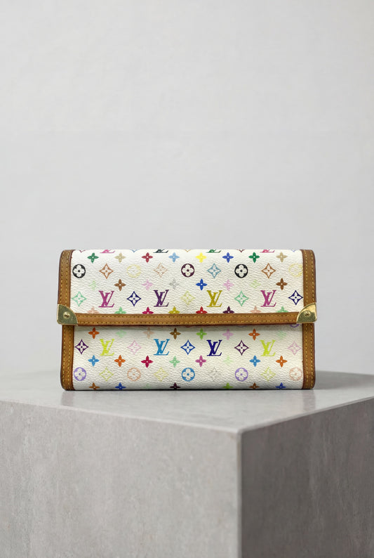 Louis Vuitton Multicolor Portefeuille International Wallet