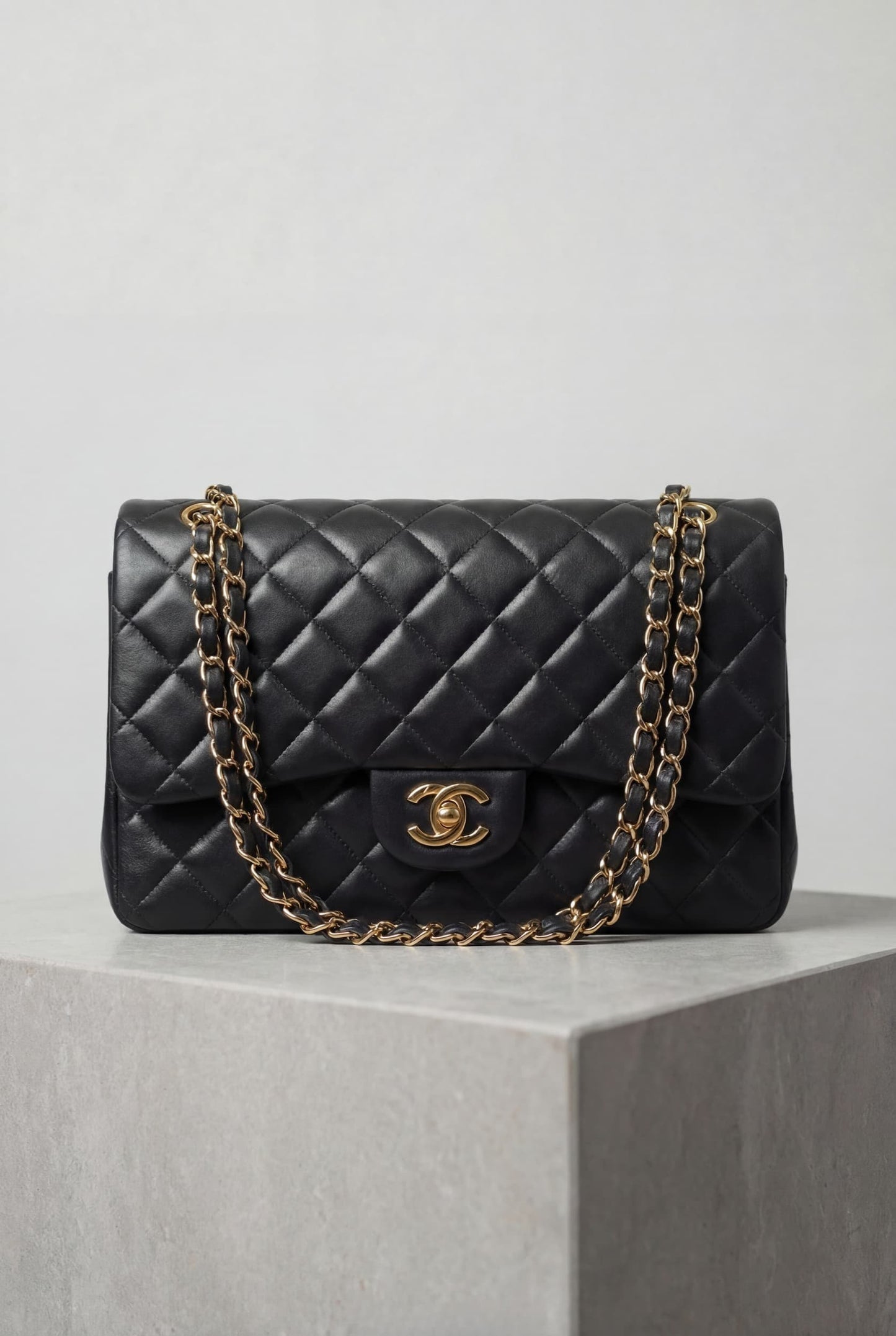 Chanel Classic Flap Jumbo Lambskin Shoulder Bag