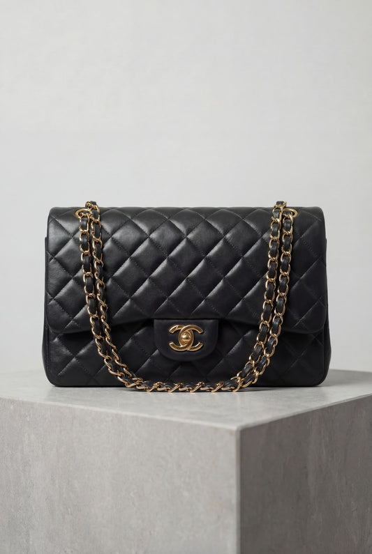 Chanel Classic Flap Jumbo Lambskin Shoulder Bag