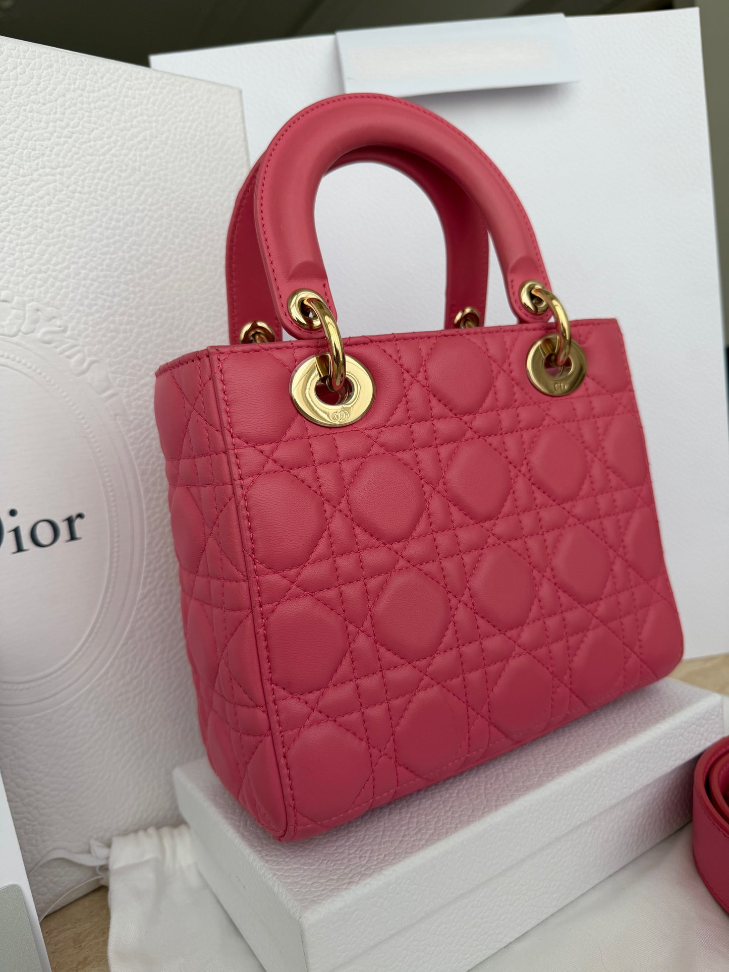 Dior Lady Dior My ABCDior Small Pink Lambskin
