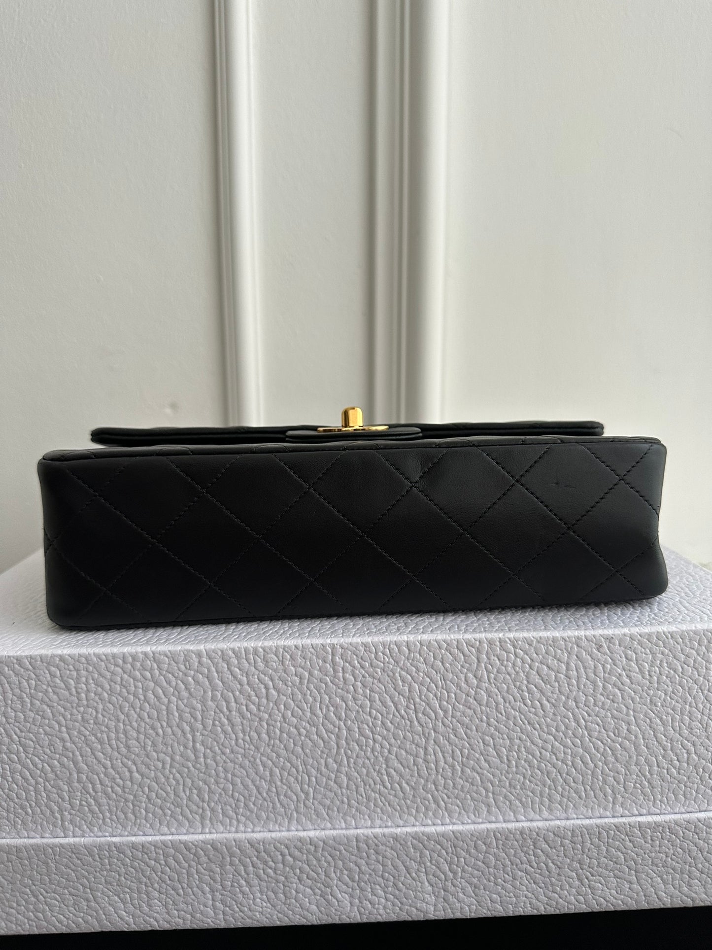 Chanel Vintage Small Classic Flap Black Lambskin