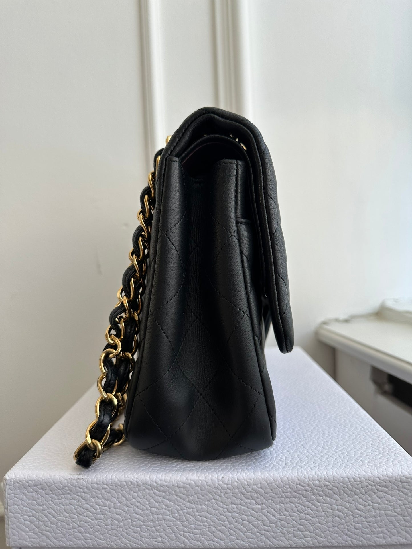 Chanel Classic Flap Jumbo Lambskin Shoulder Bag