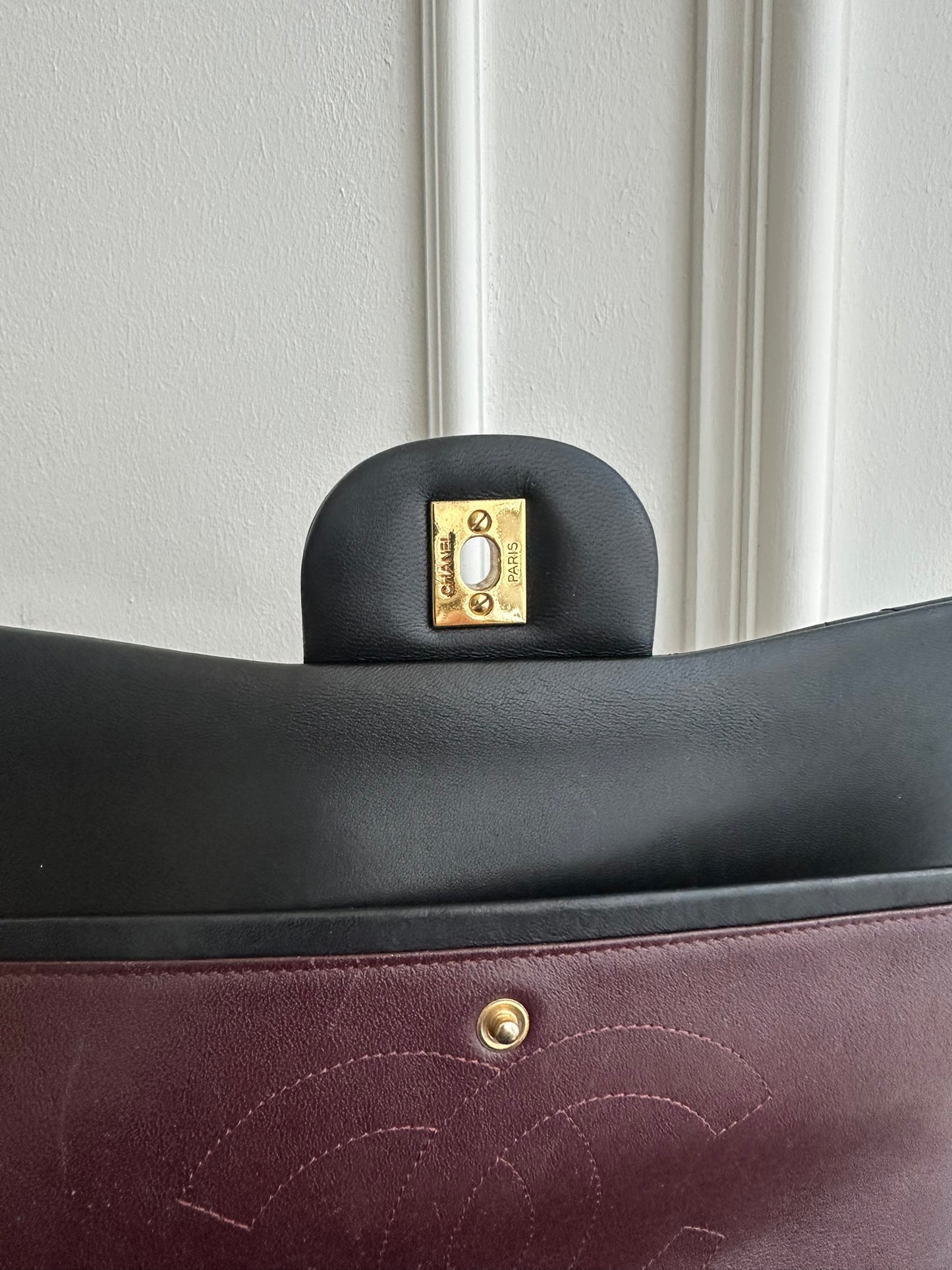 Chanel Classic Flap Jumbo Lambskin Shoulder Bag