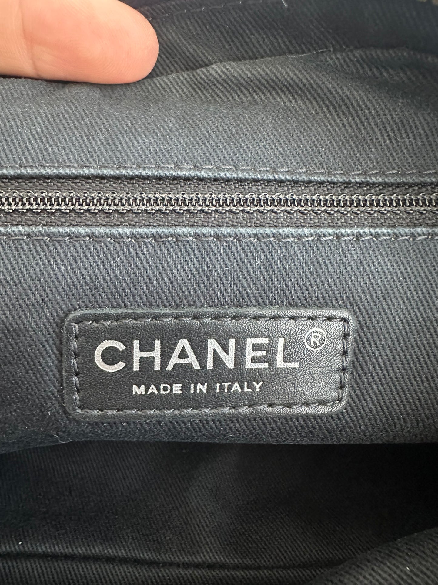 Chanel Easy Flap Bag Medium Caviar Purple