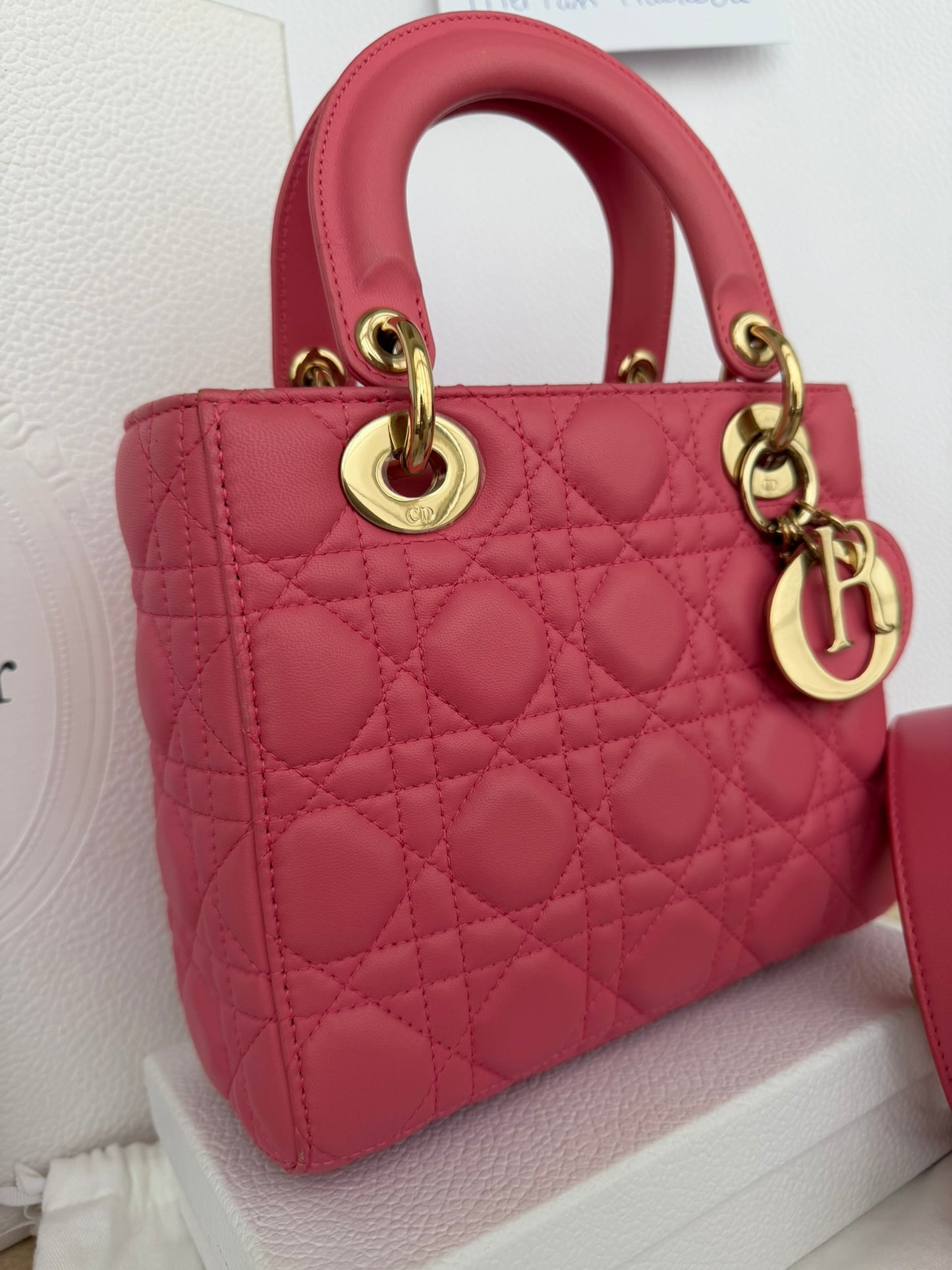 Dior Lady Dior My ABCDior Small Pink Lambskin