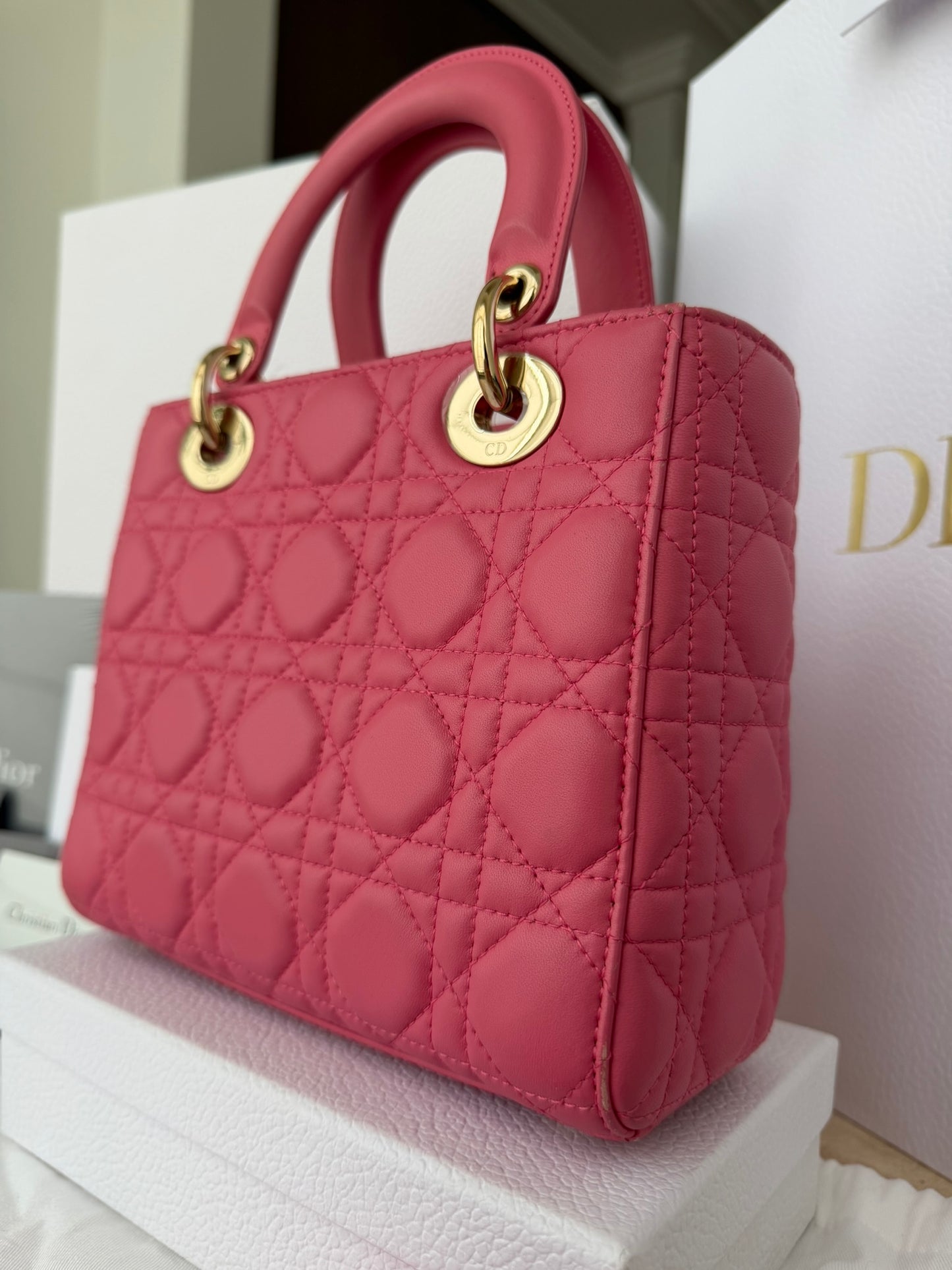 Dior Lady Dior My ABCDior Small Pink Lambskin