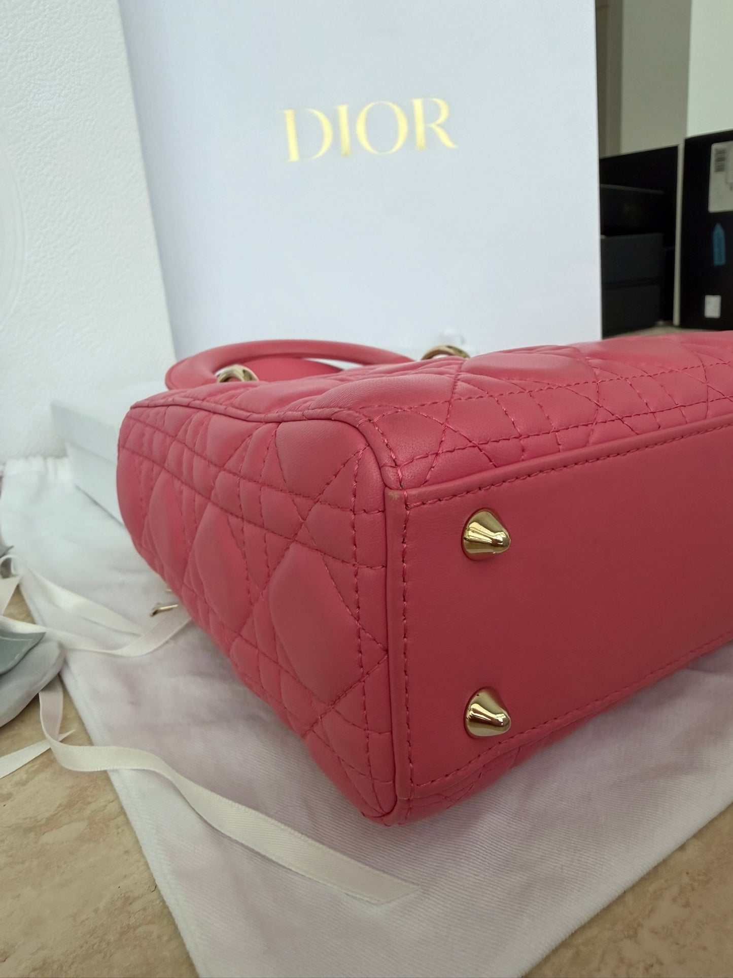 Dior Lady Dior My ABCDior Small Pink Lambskin