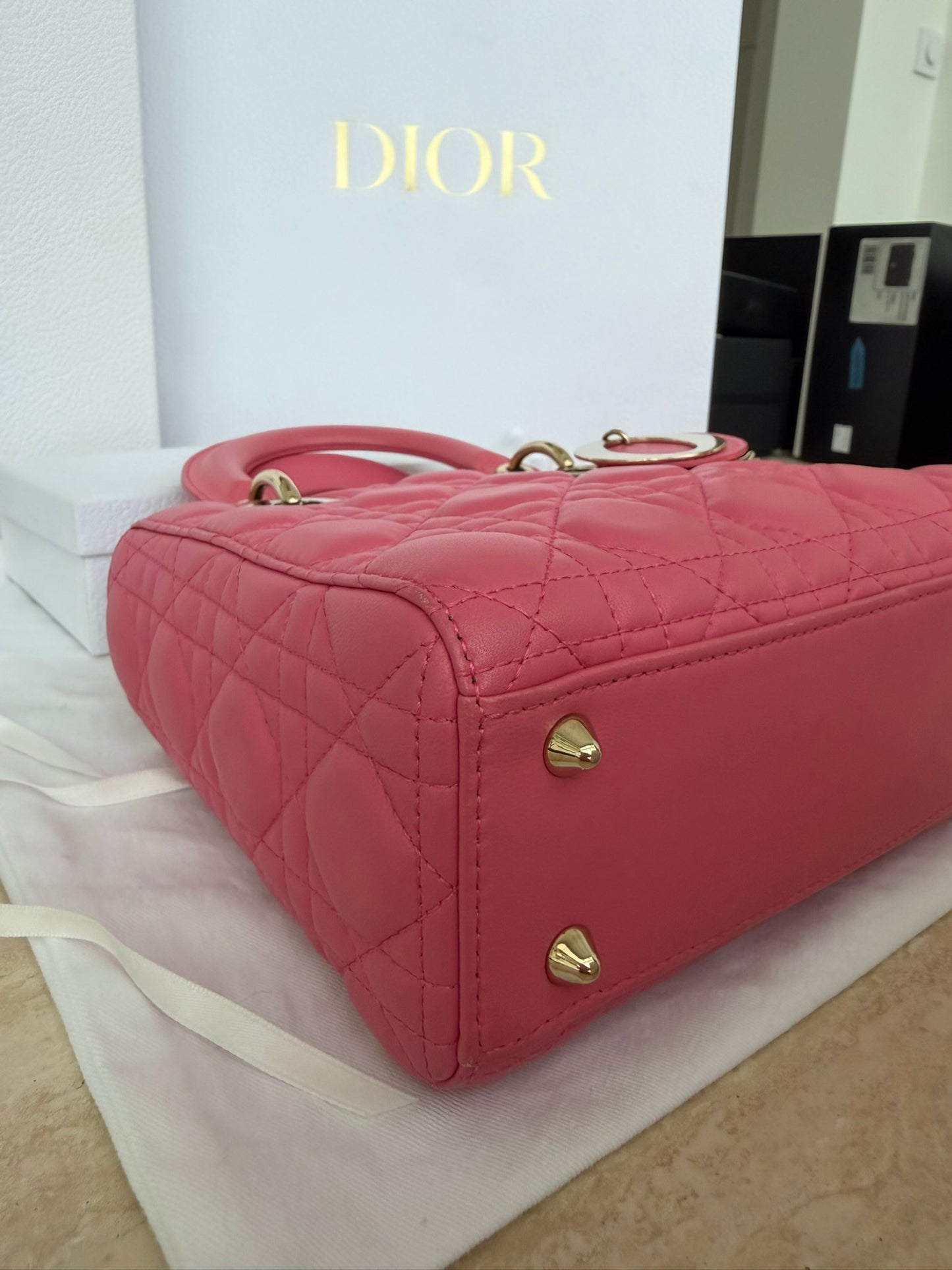 Dior Lady Dior My ABCDior Small Pink Lambskin