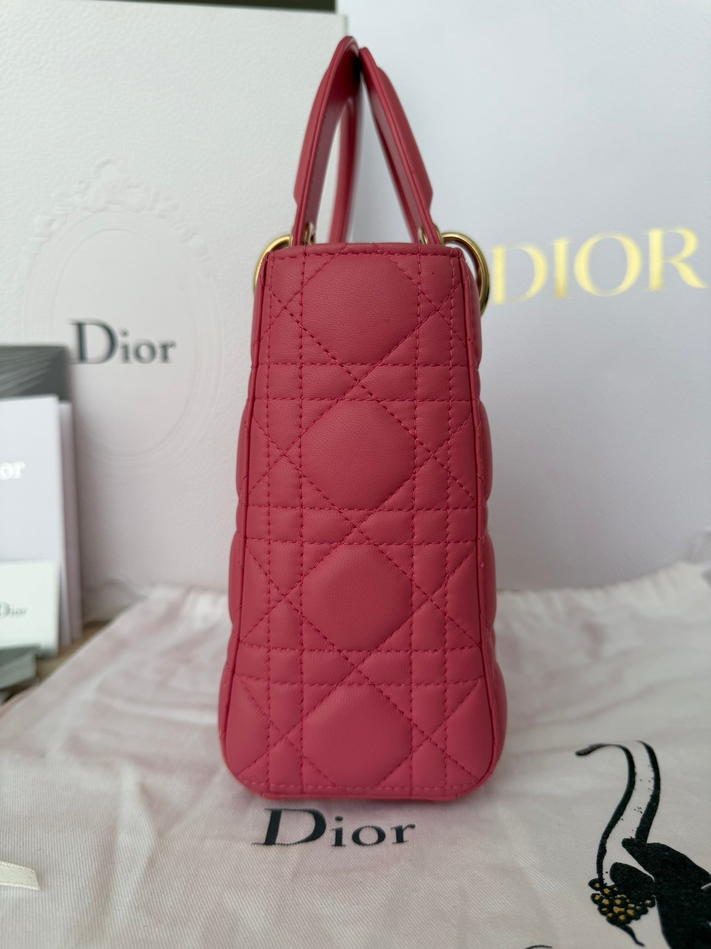 Dior Lady Dior My ABCDior Small Pink Lambskin