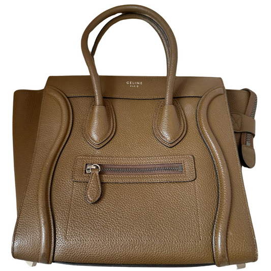 CELINE Luggage Leather Handbag