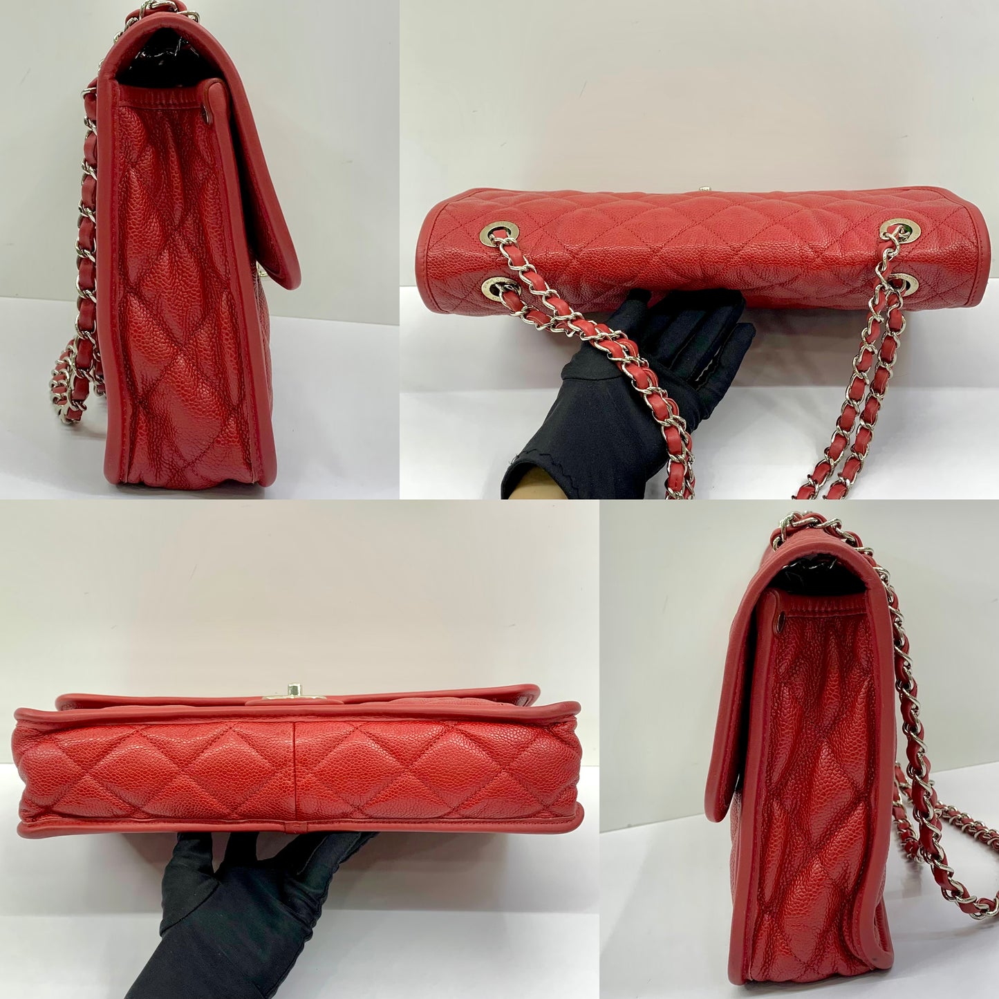 Chanel Up In The Air Flap Bag Red Caviar