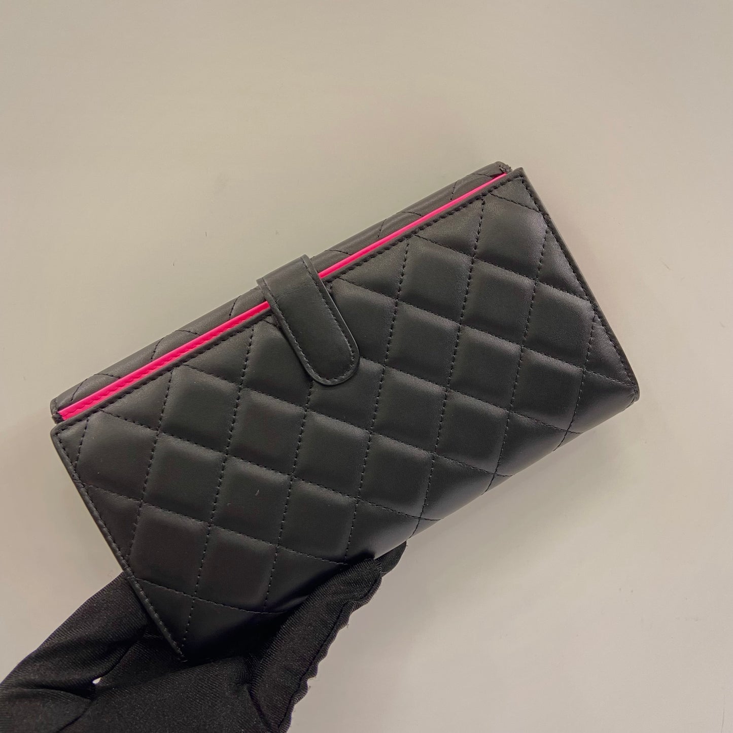 Chanel Cambon Lambskin Long Wallet