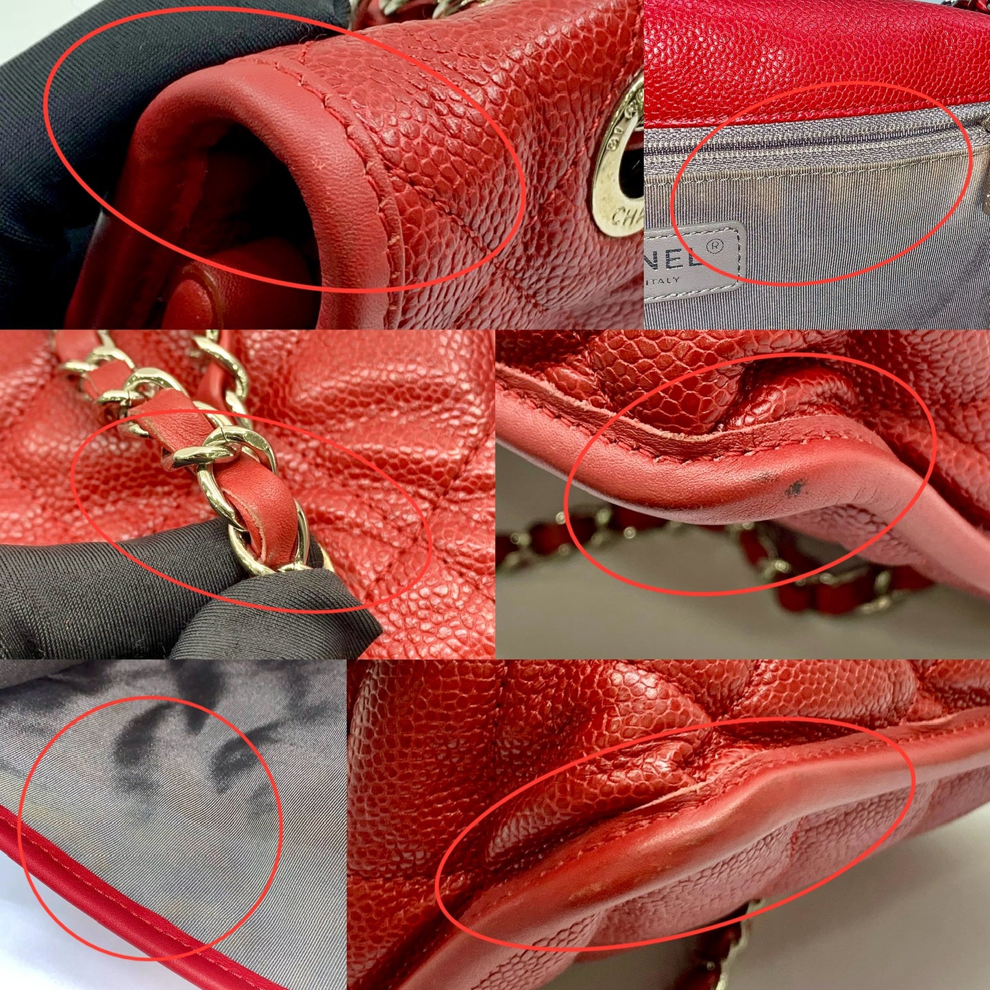 Chanel Up In The Air Flap Bag Red Caviar