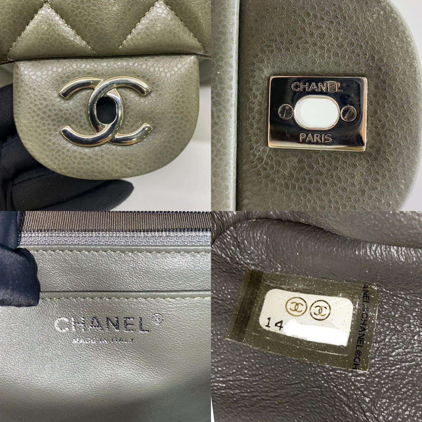 Chanel Classic Flap Jumbo Single Flap Caviar