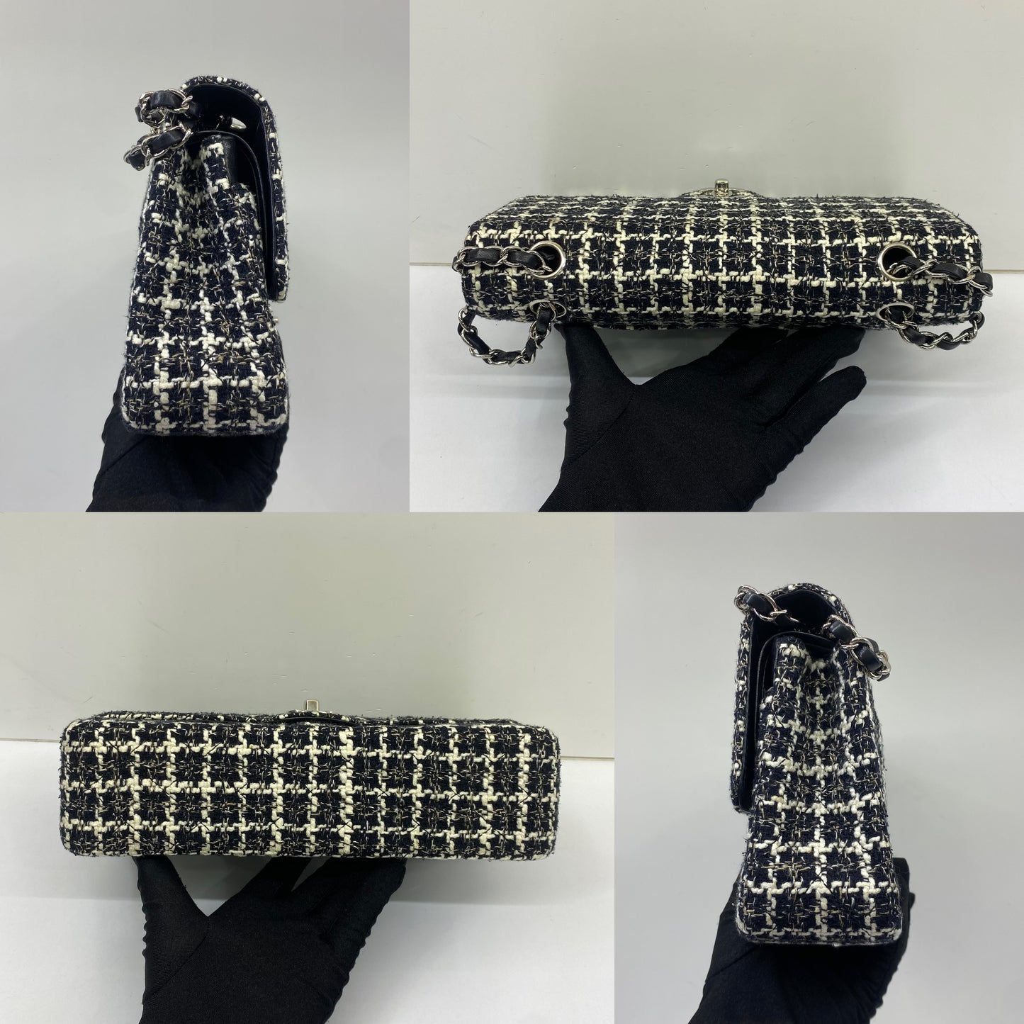 Chanel Classic Flap Tweed Medium Shoulder Bag