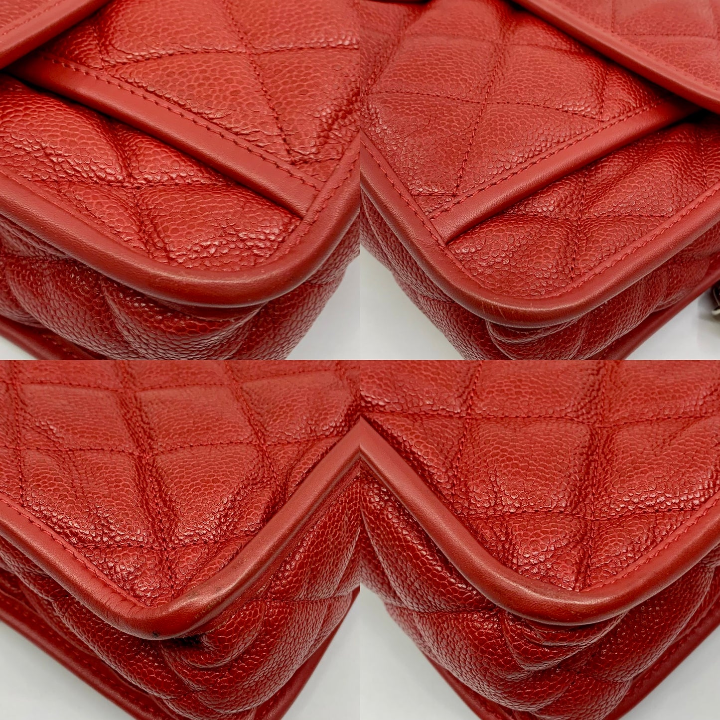 Chanel Up In The Air Flap Bag Red Caviar