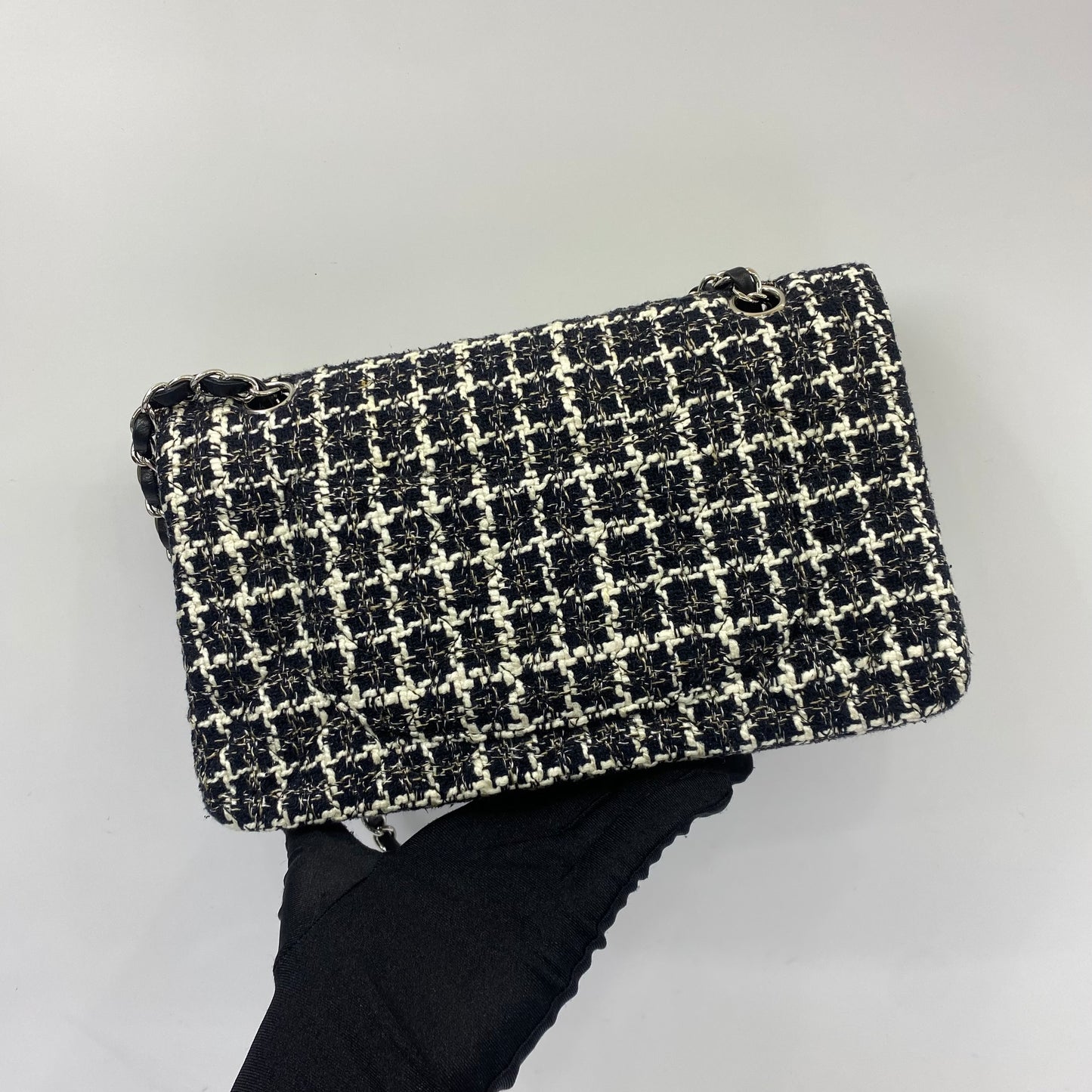 Chanel Classic Flap Tweed Medium Shoulder Bag