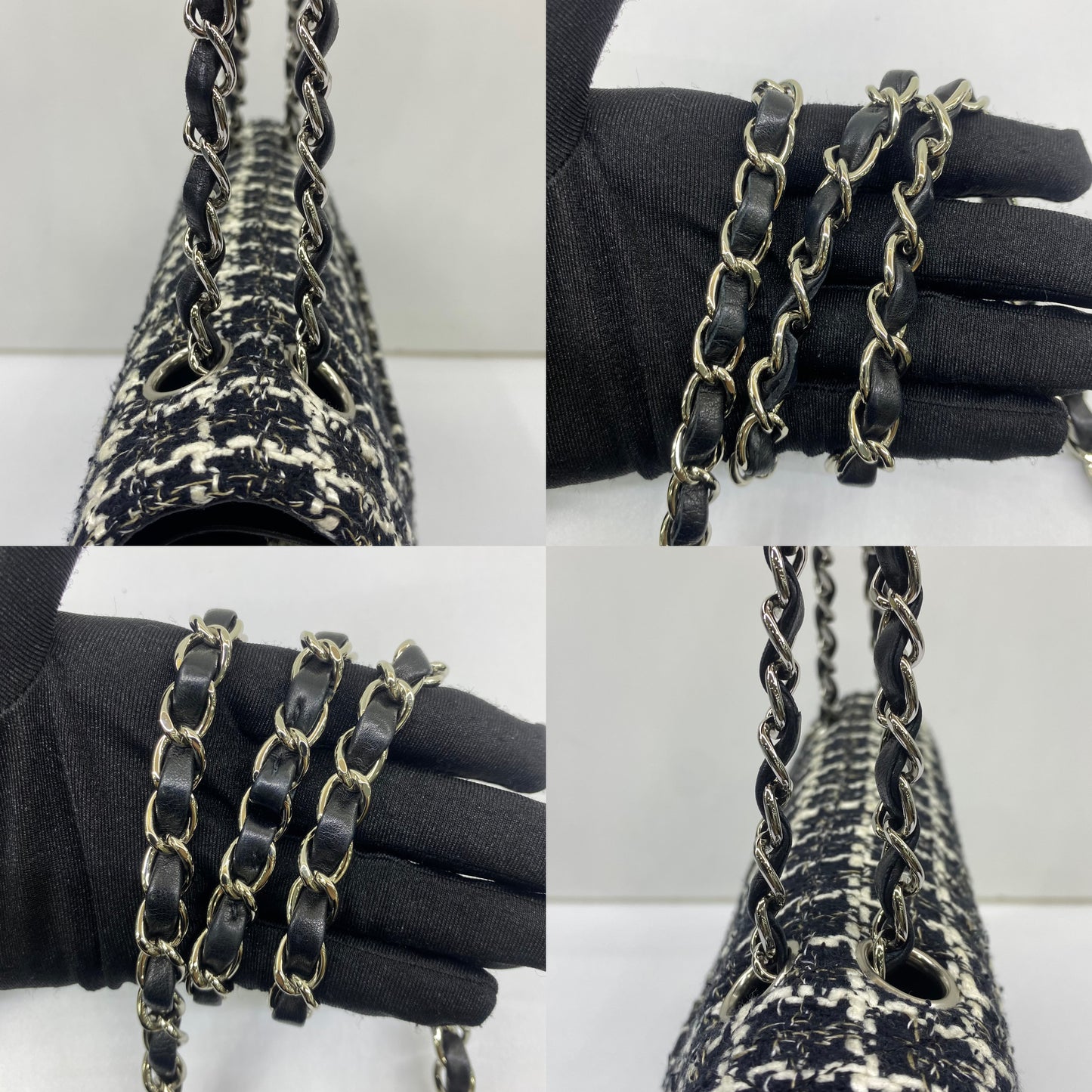 Chanel Classic Flap Tweed Medium Shoulder Bag