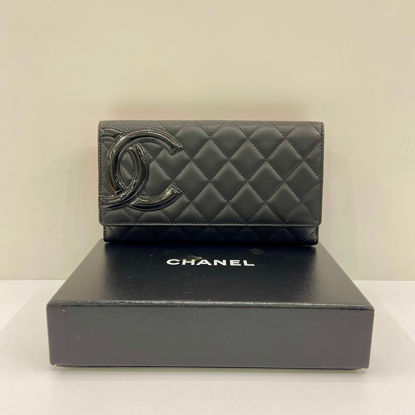 Chanel Cambon Lambskin Long Wallet