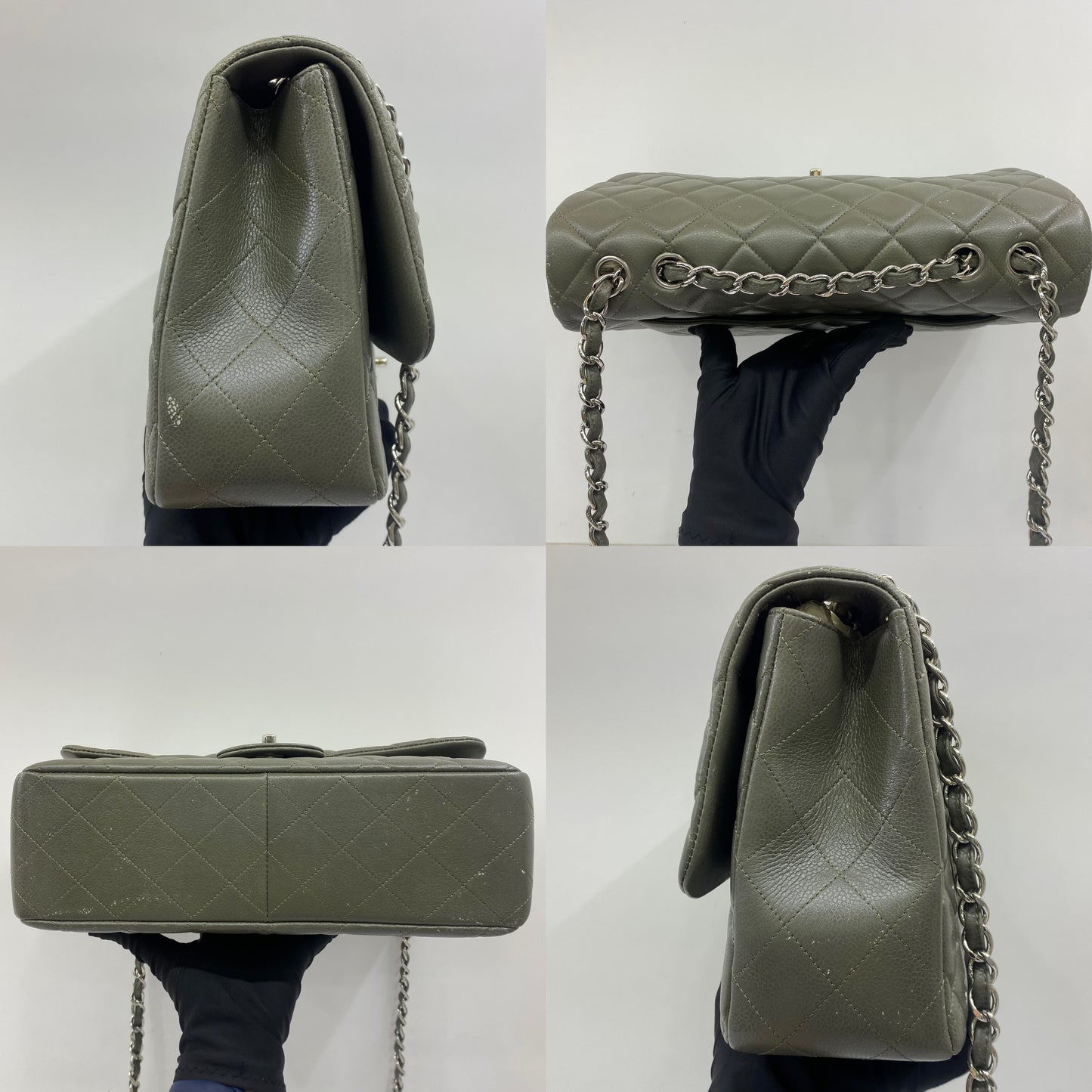 Chanel Classic Flap Jumbo Single Flap Caviar