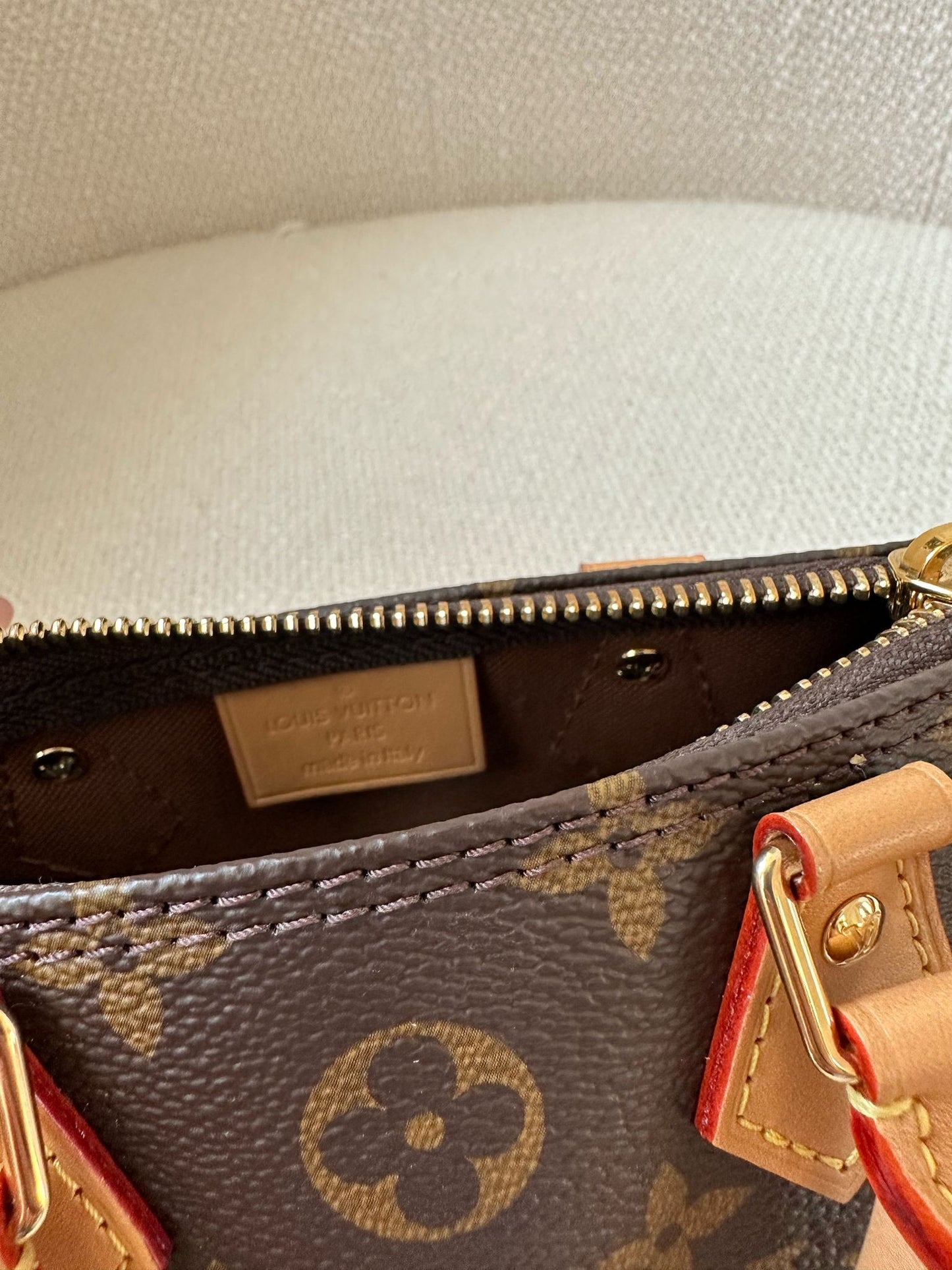 LOUIS VUITTON Nano Speedy Monogram