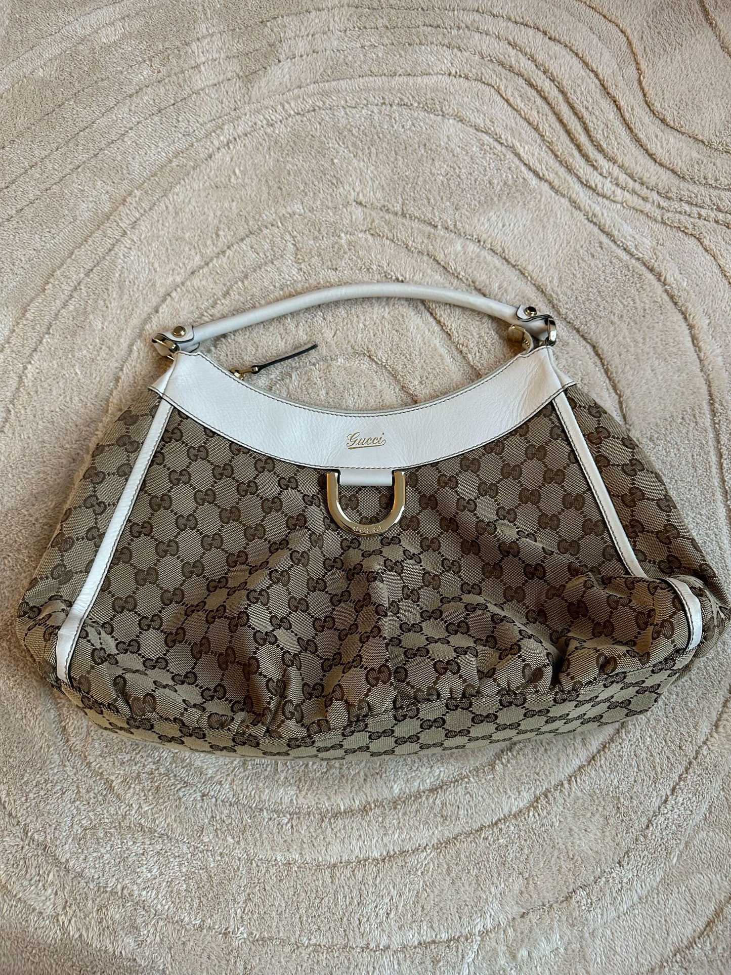 GUCCI Abbey Cloth Handbag