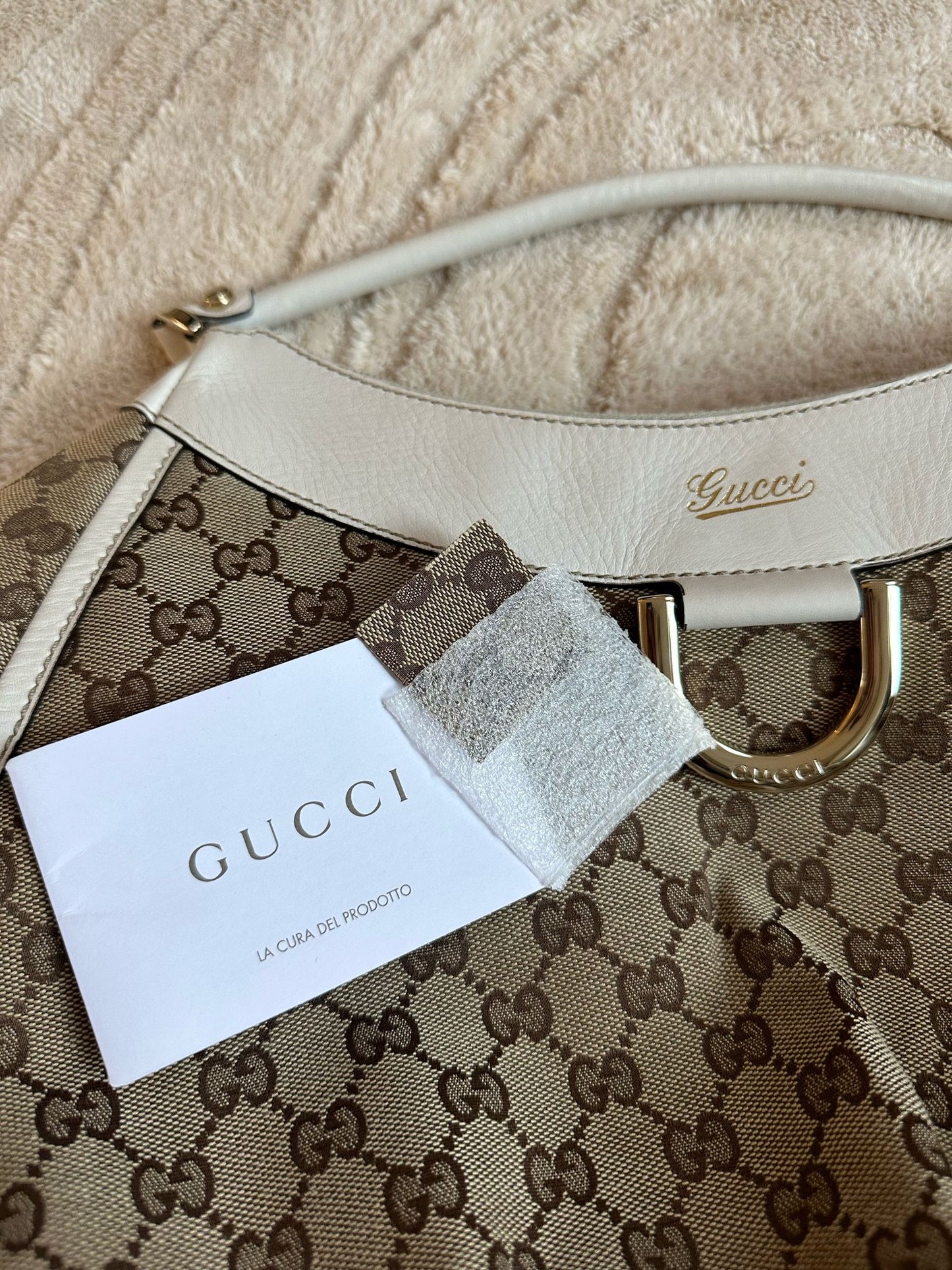 GUCCI Abbey Cloth Handbag