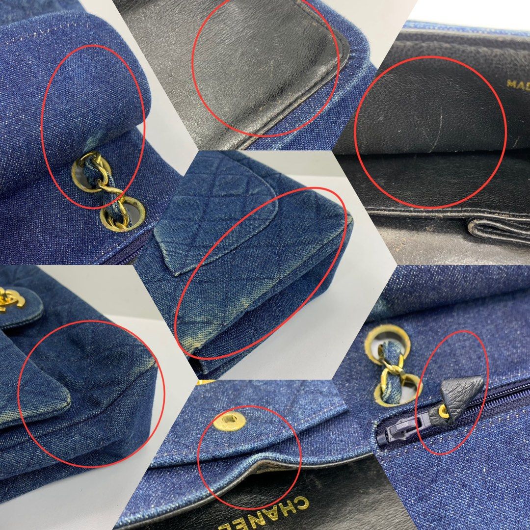 Chanel Denim Matelasse Shoulder Bag