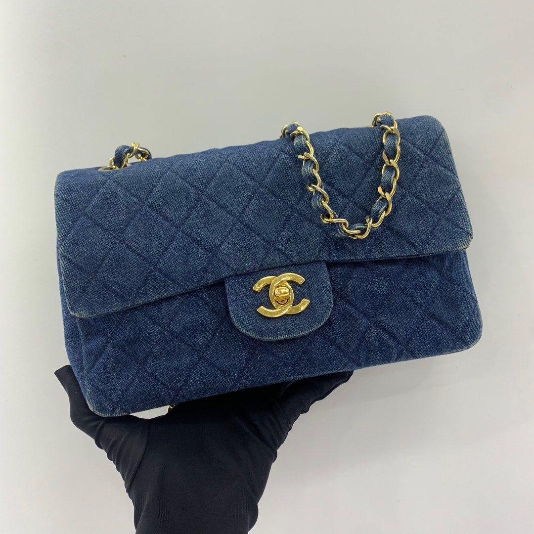 Chanel Denim Matelasse Shoulder Bag