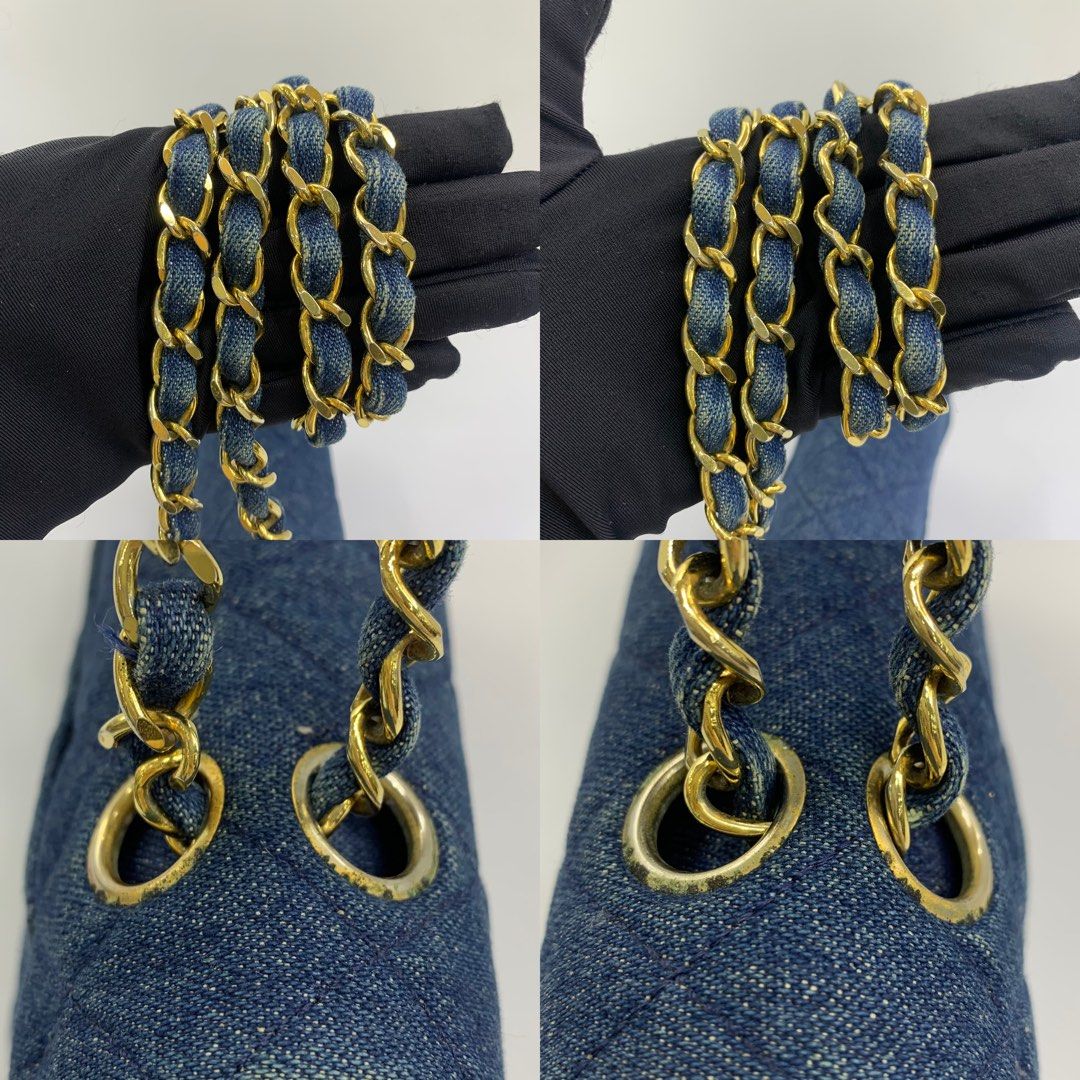Chanel Denim Matelasse Shoulder Bag