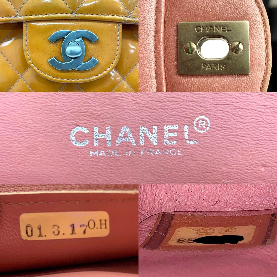 Chanel Patent Double Flap Shoulder Bag