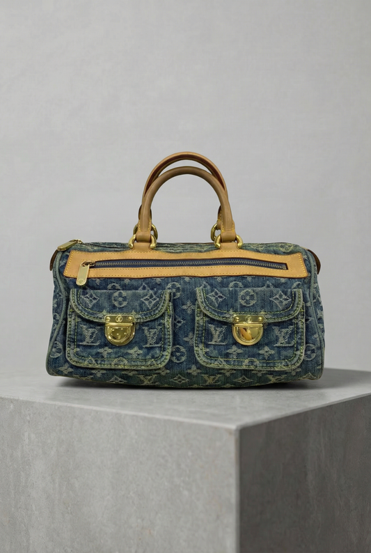 Louis Vuitton Denim Neo Speedy Shoulder Bag
