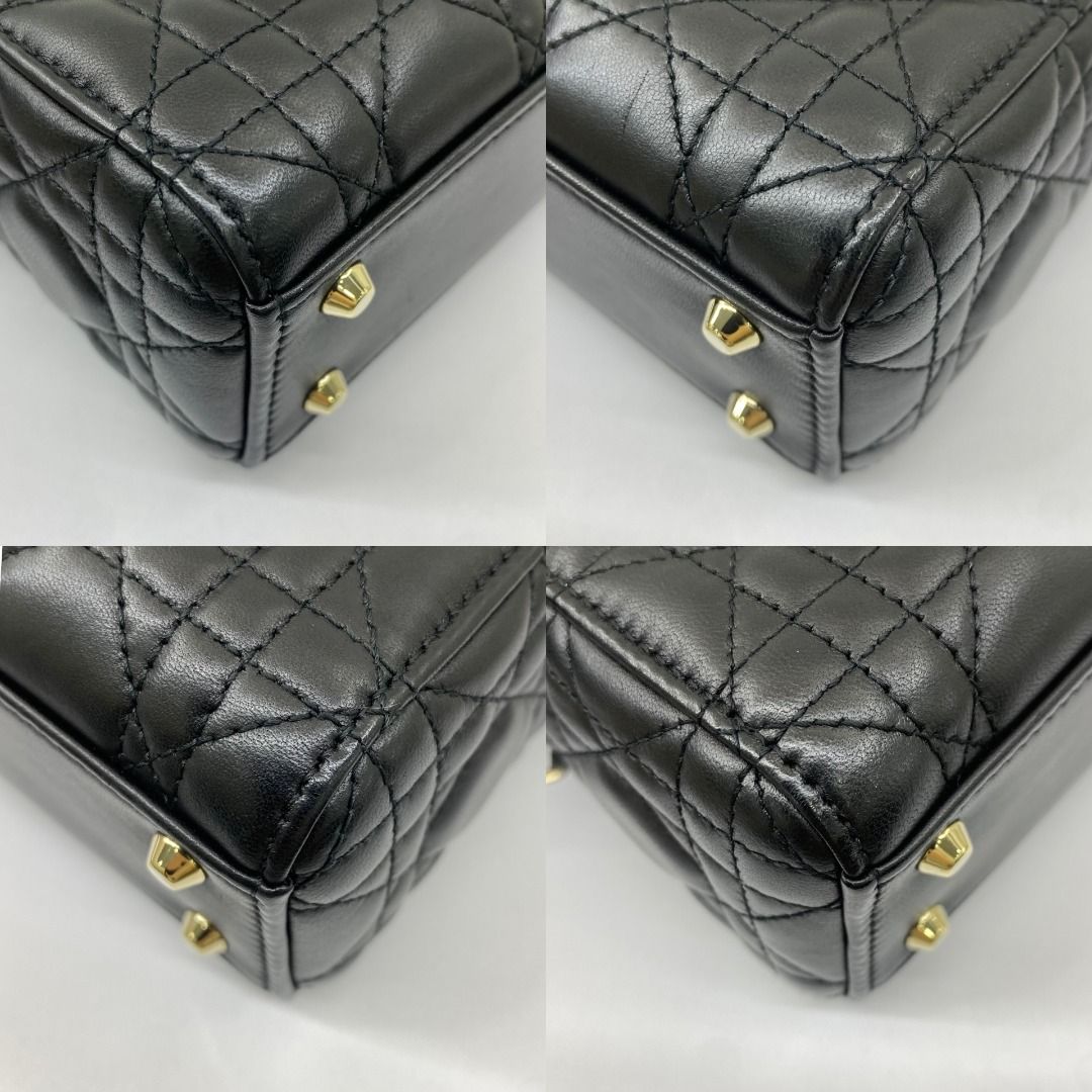 Dior Lady Dior Mini Flap Black Lambskin