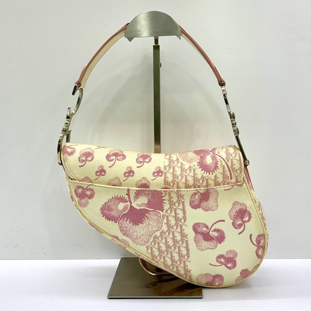 Dior Trotter Flower Saddle Bag