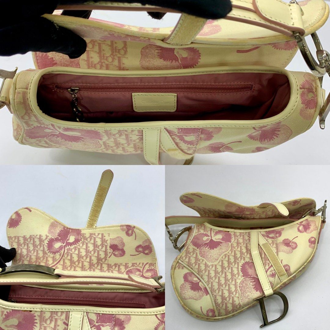 Dior Trotter Flower Saddle Bag