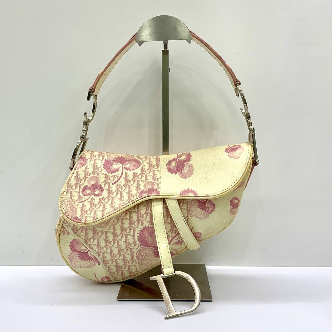 Dior Trotter Flower Saddle Bag
