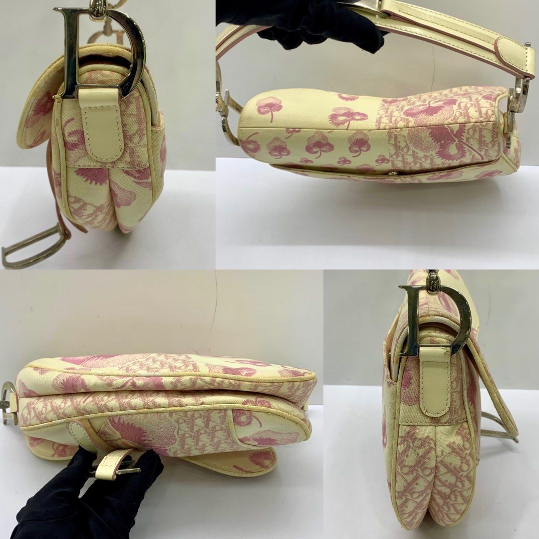 Dior Trotter Flower Saddle Bag