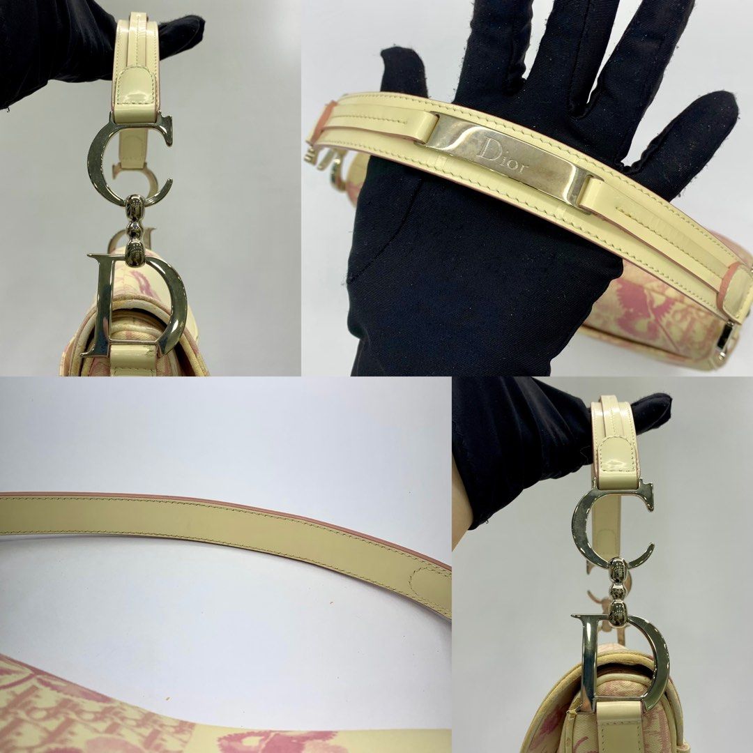 Dior Trotter Flower Saddle Bag