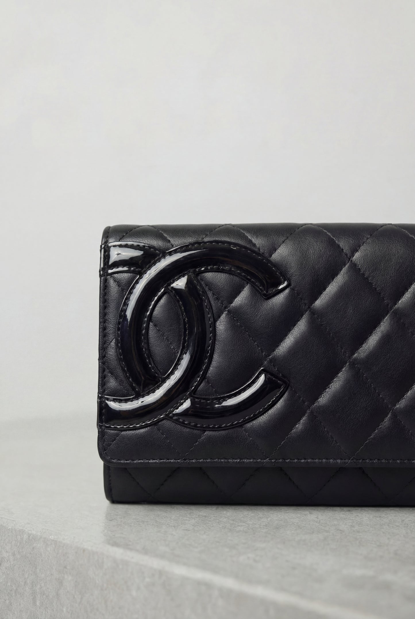 Chanel Cambon Lambskin Long Wallet