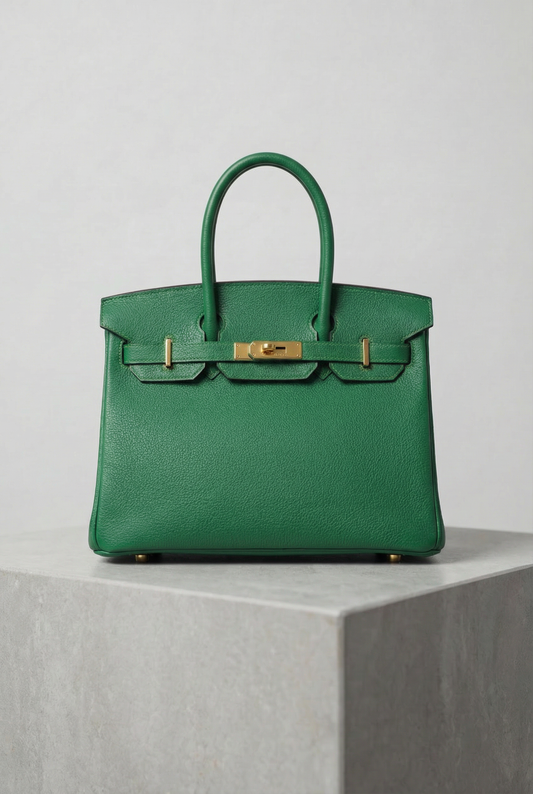 Hermès Birkin 30 Chèvre Vert Vertigo