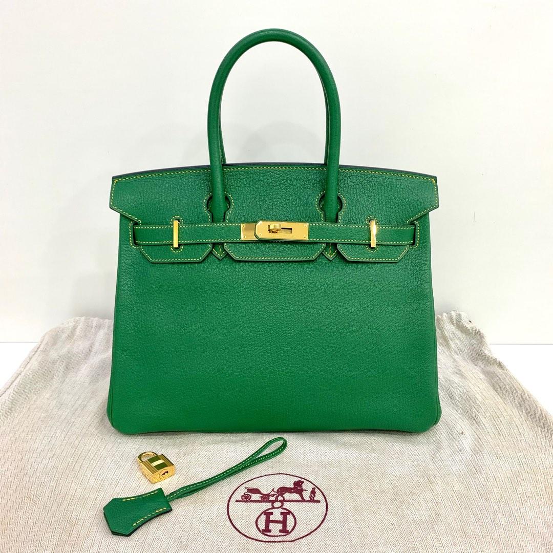 Hermès Birkin 30 Chèvre Vert Vertigo